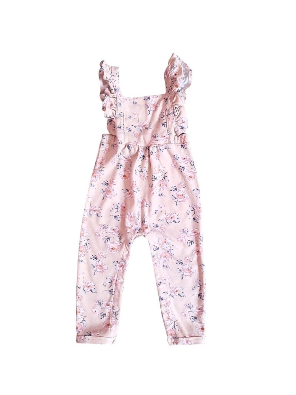 Baby Girl's Nicole Miller New York Floral Romper- Size 24M